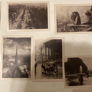 Antique Photos of Paris 3.5” x 3”